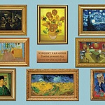 Vensterplaat Vincent van Gogh